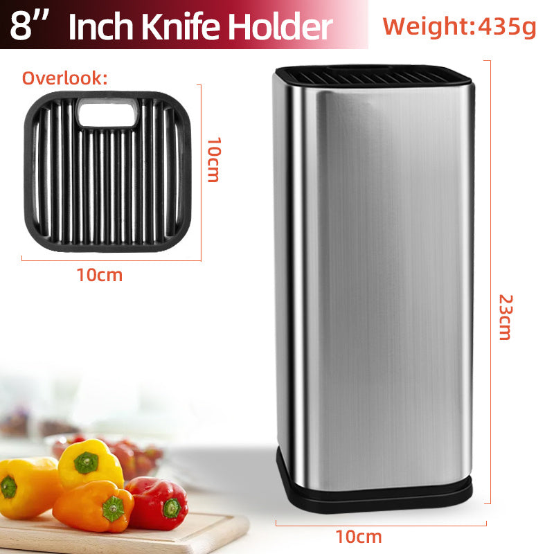 Cukokit Stainless Steel Knife & Chopping Board Holder Drainable Kitchen Rack