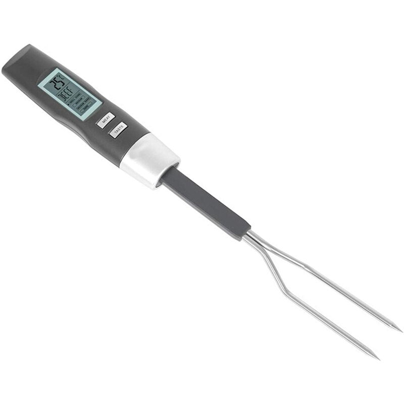 Cukokit Stainless Steel BBQ Fork Thermometer Digital Meat Food Thermometer