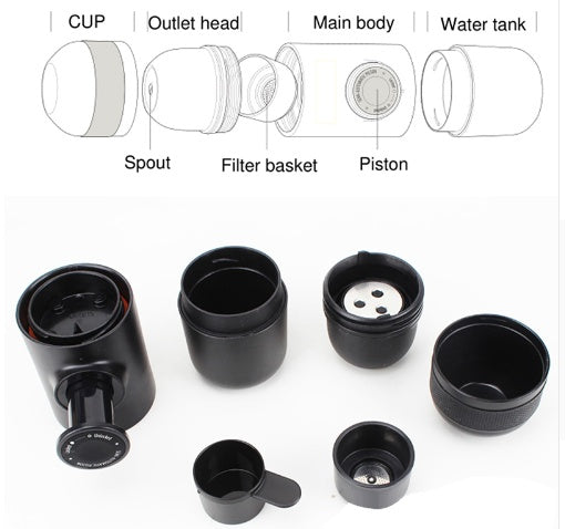 Cukokit Condensed portable mini coffee machine