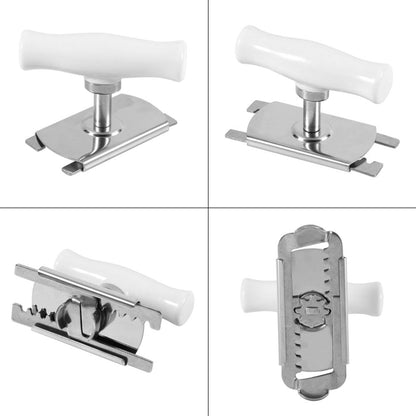 Cukokit Stainless Steel Adjustable Bottle Opener  Manual Screw Cap Remover