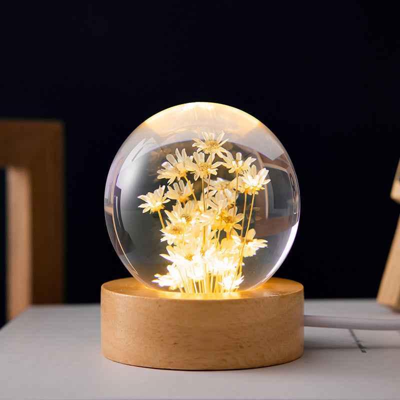 Crystal Ball LED Night Light