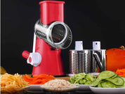 Cukokit Round Mandoline Vegetable Slicer  Potato, Carrot, Cheese Grater Cutter
