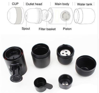 Cukokit Condensed portable mini coffee machine