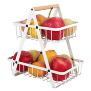 FruitCascade - Three-Tiered Fruit Basket