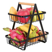 FruitCascade - Three-Tiered Fruit Basket