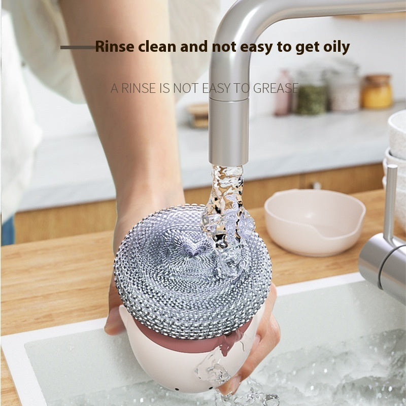 Cukokit Automatic Liquid Filling Dishwashing Brush Kitchen Cleaning Tool