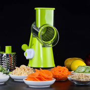 Cukokit Round Mandoline Vegetable Slicer  Potato, Carrot, Cheese Grater Cutter