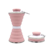 Cukokit 500ML Silicone Foldable Water Bottle  Leak Proof Portable Sports Cup