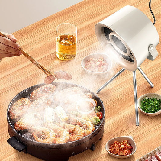 Cukokit Portable Desktop Exhaust Fan – USB Kitchen Hood Extractor Mini Range Hood