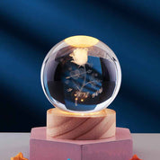 Illuminated 3D Crystal Night Light