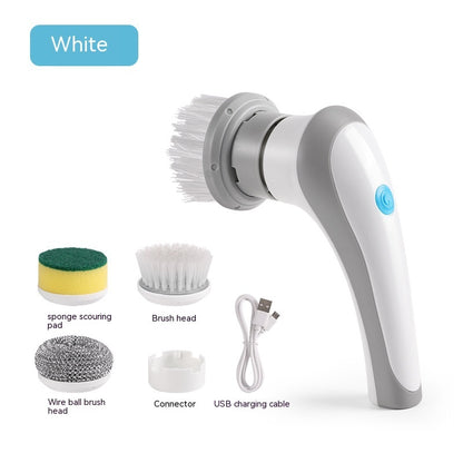 Cukokit Electric Cleaning Brush 4 in 1 Cordless Handheld Spinning Scrubber