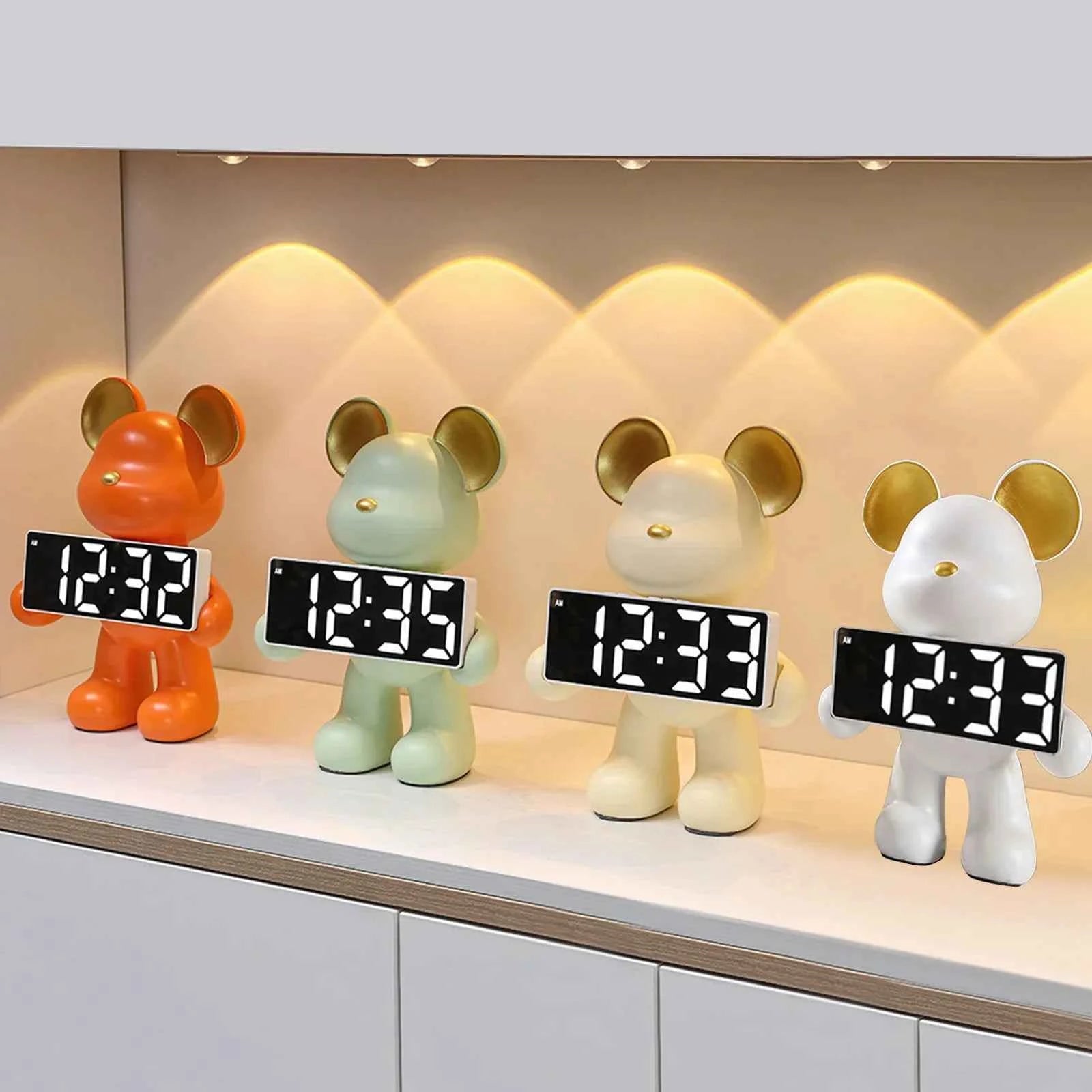 TeddyTick - Adorable Mini Bear Clock