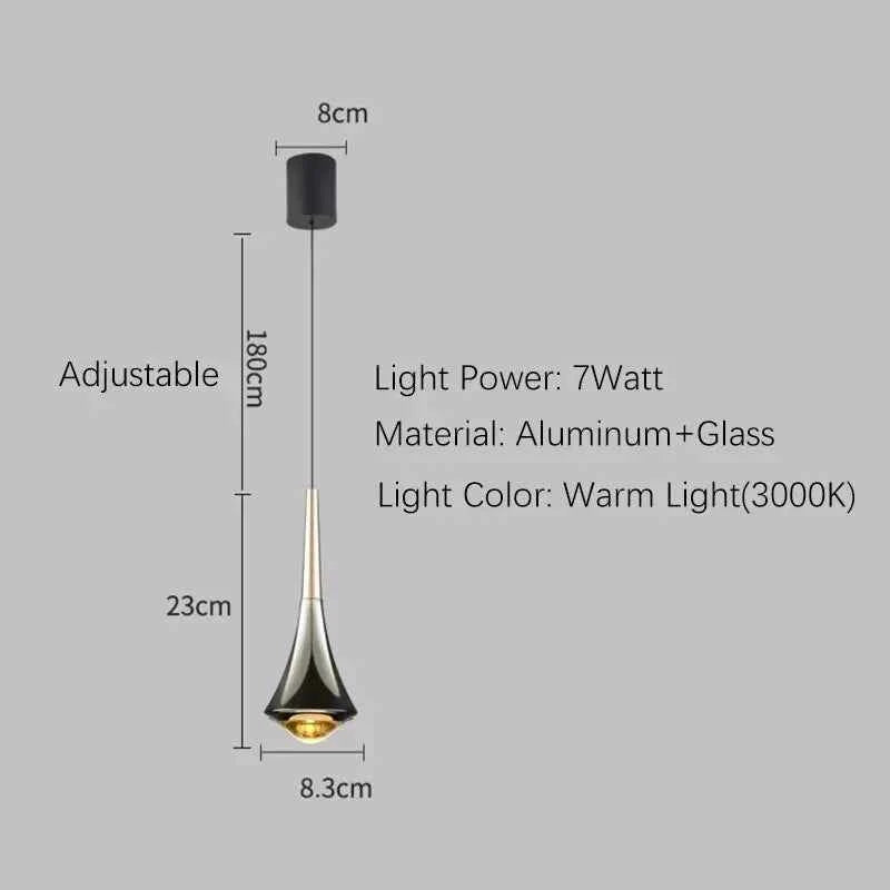 Aurora Luxuria - Silver-Plated Pendant Lamp