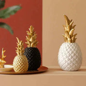LumiPine - Elegant Gold Pineapple Home Accent