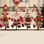 CadeauxGagnants - Festive Christmas Ornaments Featuring Santa and Snow