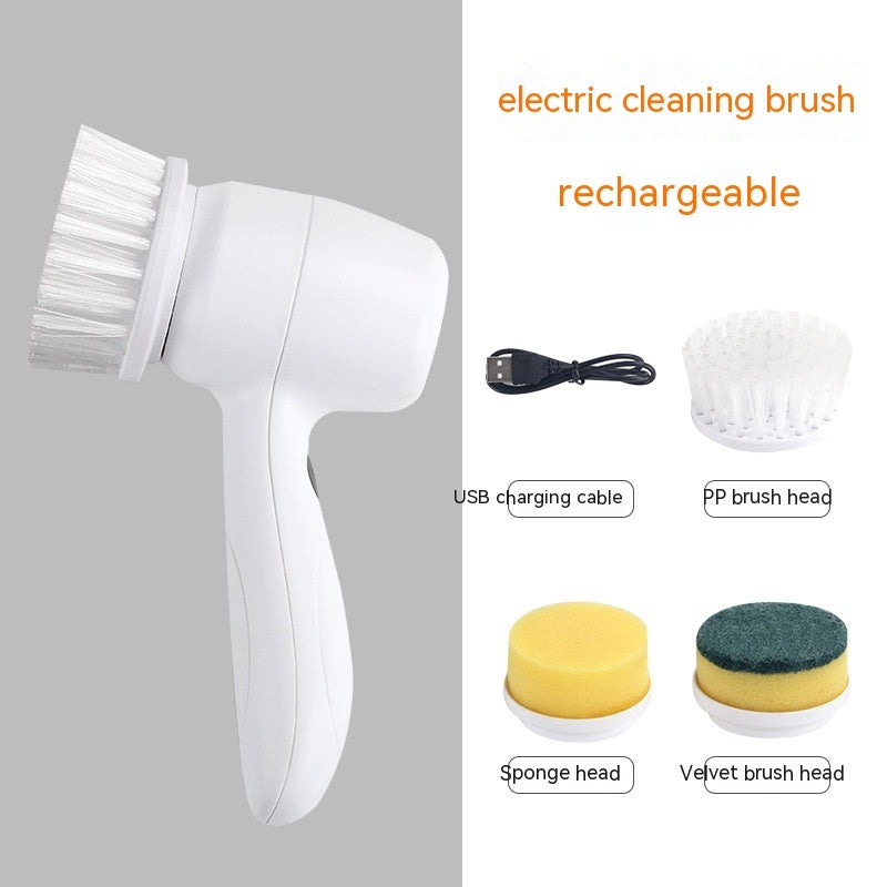 Cukokit Electric Cleaning Brush 4 in 1 Cordless Handheld Spinning Scrubber