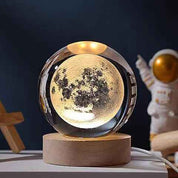 Illuminated 3D Crystal Night Light