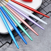 Elegant 24-Piece Gold and Silver Stainless Steel Cutlery Set