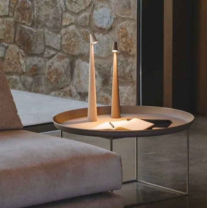 Wireless LED Mood Lamp with Nordic Minimalist Design | Perfect for Reading and Dining