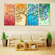 Four Seasons Tree of Life Wall Art