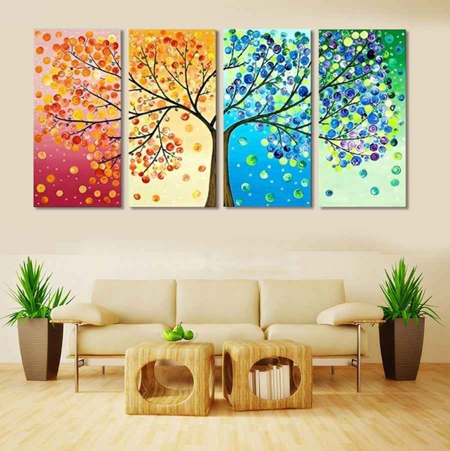 Four Seasons Tree of Life Wall Art