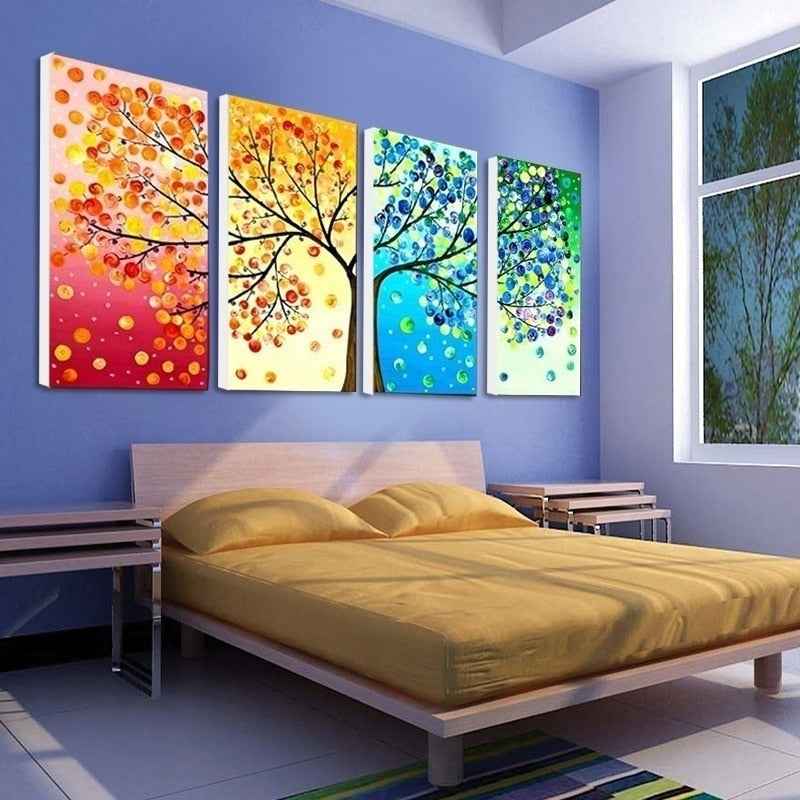 Four Seasons Tree of Life Wall Art