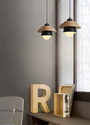 Contemporary Scandinavian Wood Pendant Light