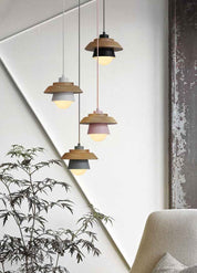 Contemporary Scandinavian Wood Pendant Light