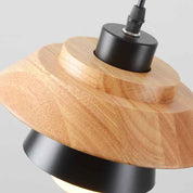 Contemporary Scandinavian Wood Pendant Light
