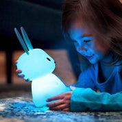 Kids' Touch-Activated LED Night Light Wall Clock