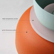 LuminaGlow - Contemporary Pendant Light in Scandinavian Macaron Design
