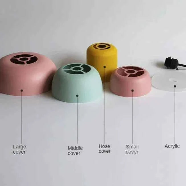 LuminaGlow - Contemporary Pendant Light in Scandinavian Macaron Design