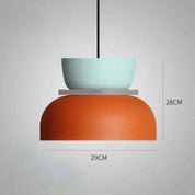 LuminaGlow - Contemporary Pendant Light in Scandinavian Macaron Design